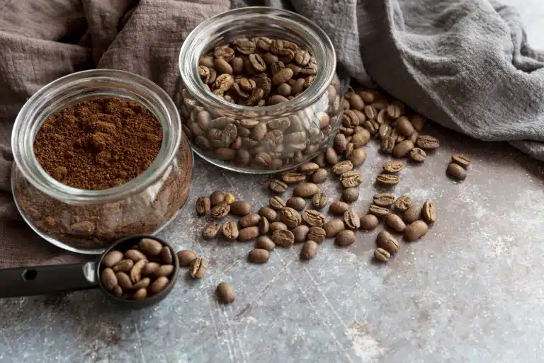 coffee-beans-marble-background