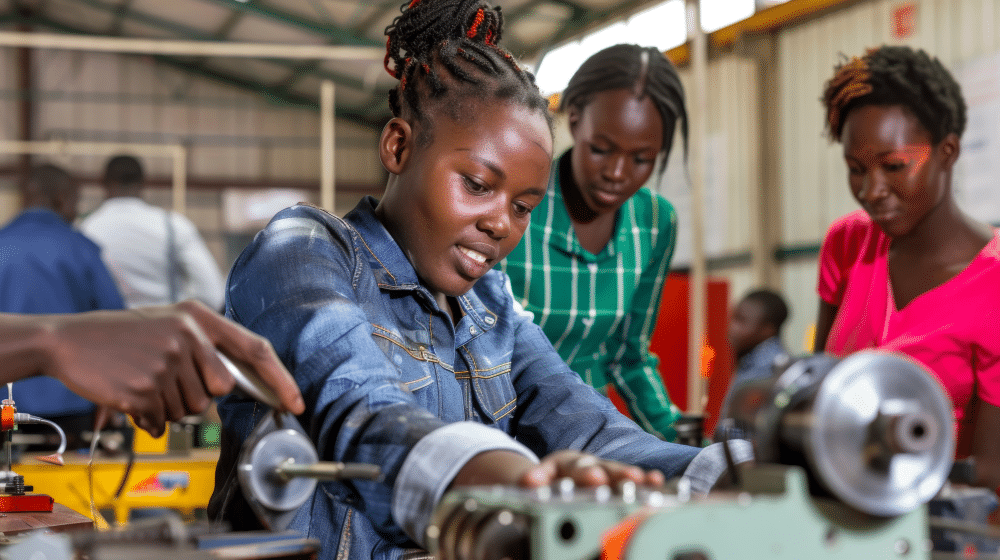 Formation et renforcement de capacités des femmes.